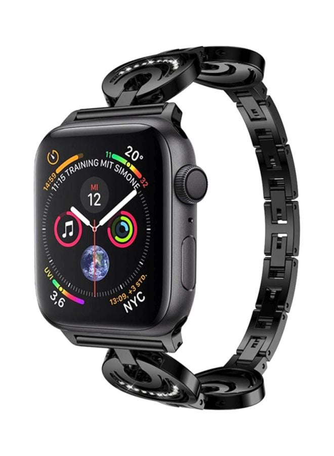 Voberry Replacement Band For Apple Watch Series 4 44mm Black - Image 2