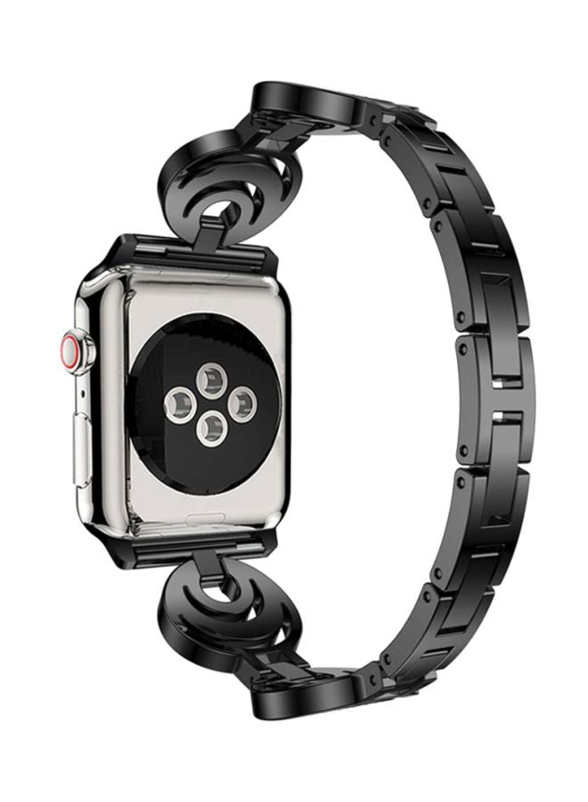 Voberry Replacement Band For Apple Watch Series 4 44mm Black - Image 3