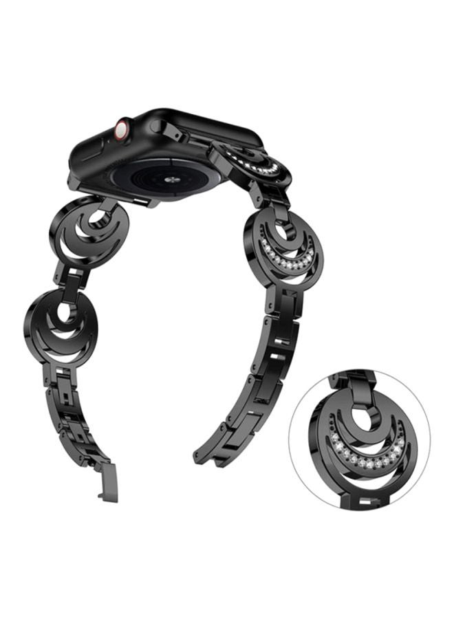 Voberry Replacement Band For Apple Watch Series 4 44mm Black - Image 4