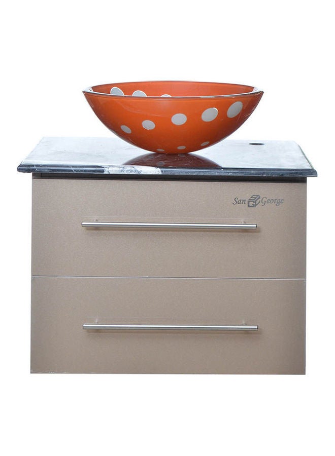 Vanity Sink With Storage Cabinet Multicolour 40x15x40cm