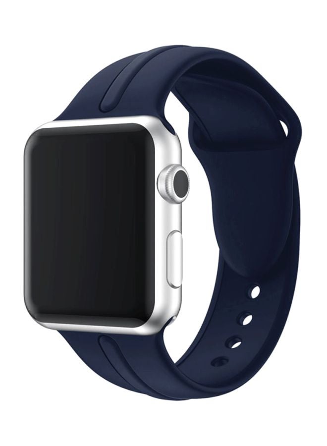 Voberry Replacement Band For Apple Watch Series 1/2 38mm Navy - Image 2
