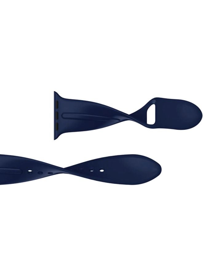 Voberry Replacement Band For Apple Watch Series 1/2 38mm Navy - Image 4