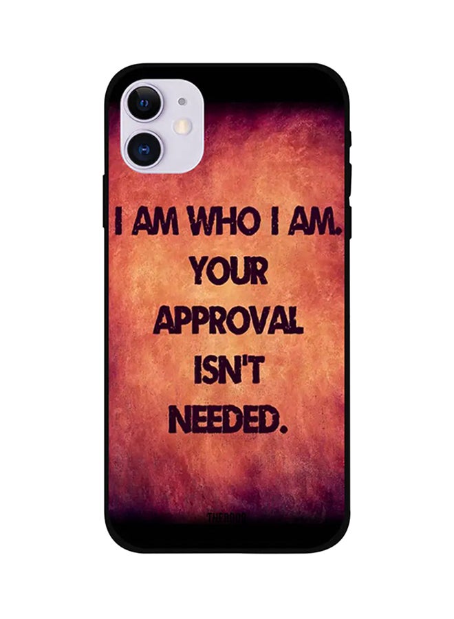 غطاء حماية واقِ لهواتف آيفون 12 من أبل بني/أسود