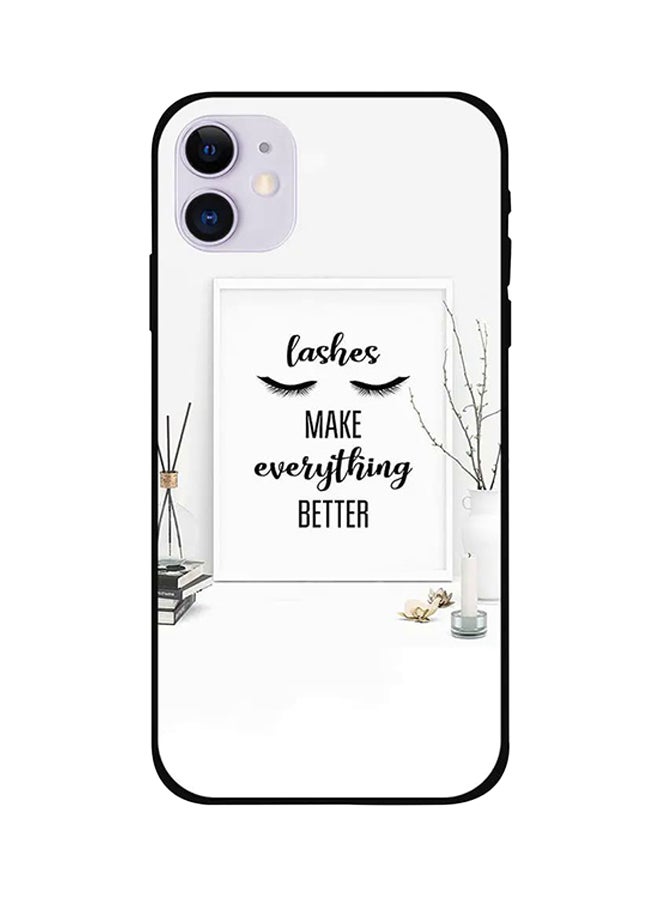 غطاء حماية واقِ لهواتف آيفون 12 من أبل أبيض