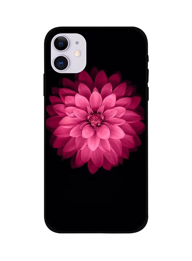 Protective Case Cover For iPhone 12 Black/Pink