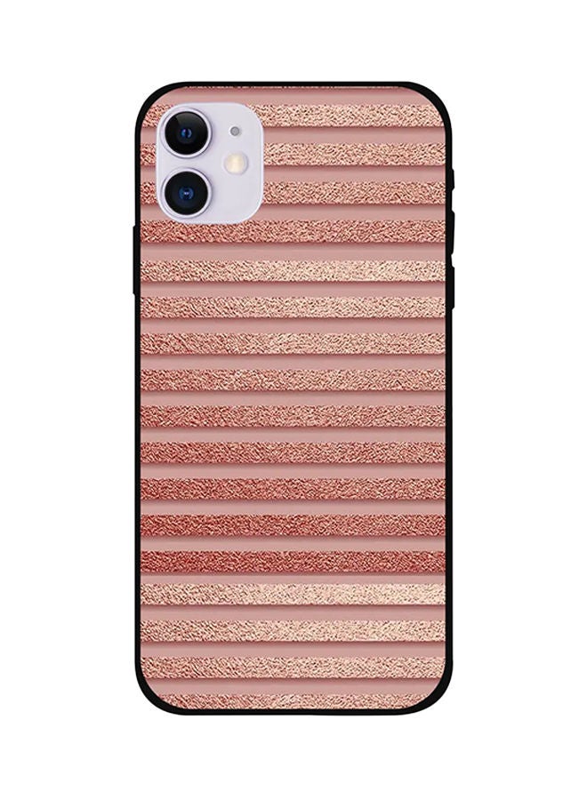 Protective Case Cover For iPhone 12 Pink/Gold