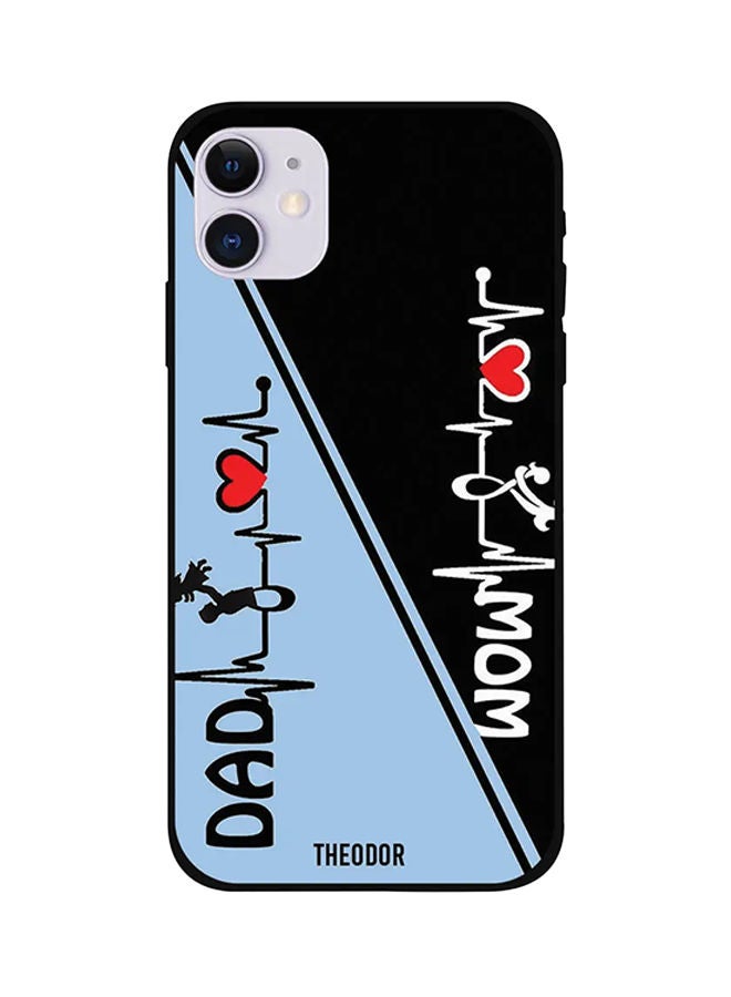 غطاء حماية واقِ لهواتف آيفون 12 من أبل أسود/أزرق