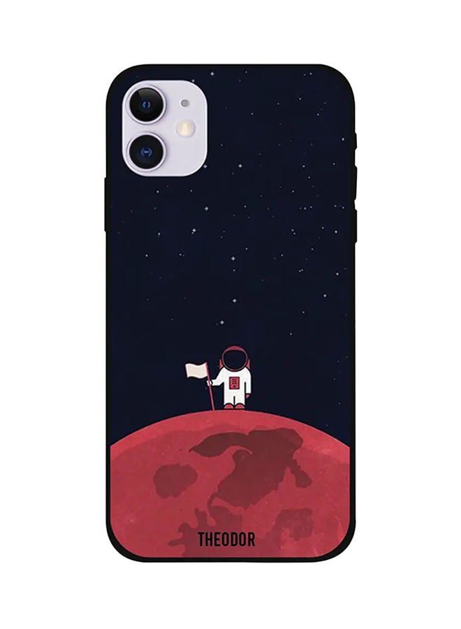 Theodor Protective Case Cover for Apple iPhone 12 Black/Red