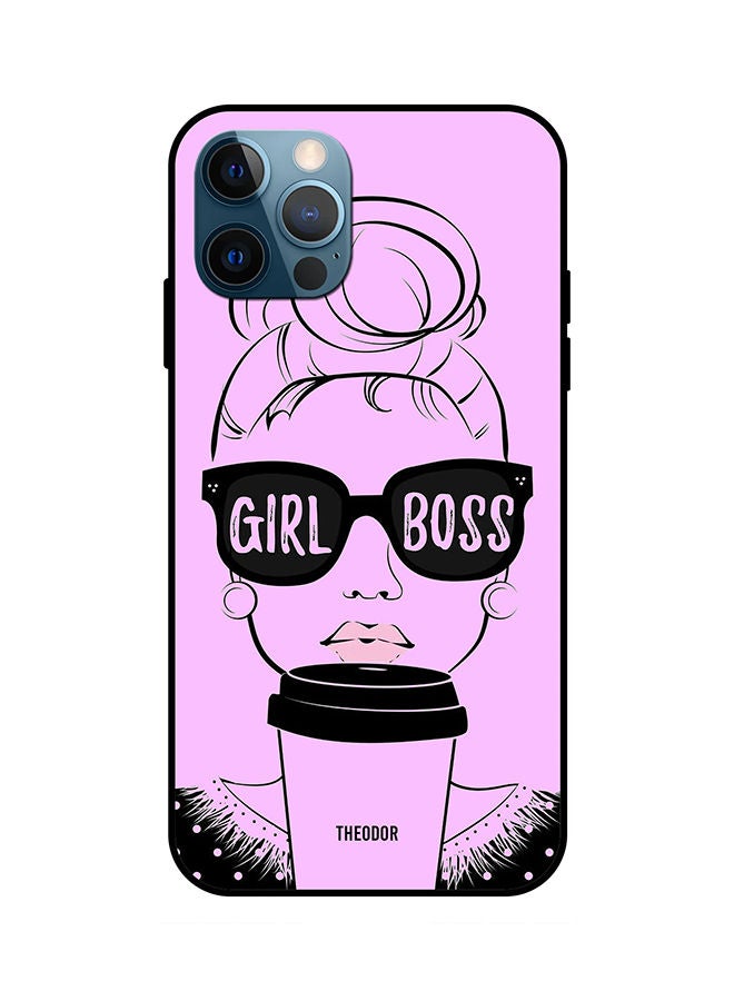 Protective Case Cover For Apple iPhone 12 Pro purple