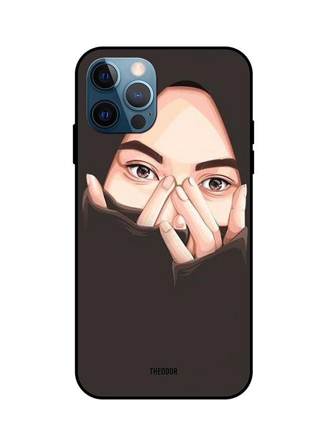 غطاء حماية واقٍ لهاتف أبل آيفون 12 برو بني/بيج