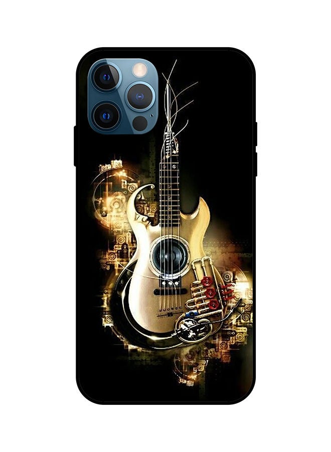 Protective Case Cover For Apple iPhone 12 Pro Black/Golden