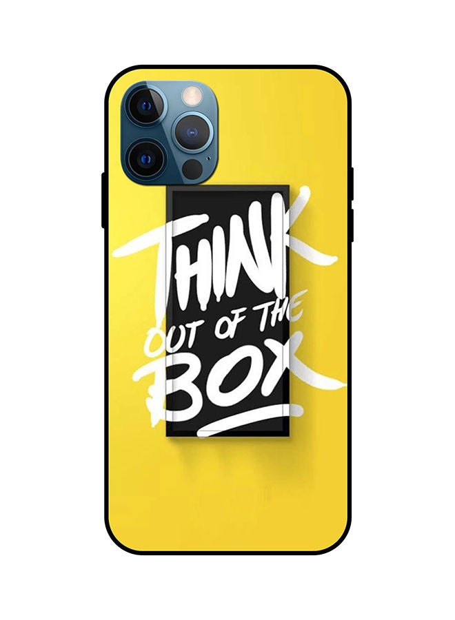 غطاء حماية واقٍ لهاتف أبل آيفون 12 برو أصفر/أسود