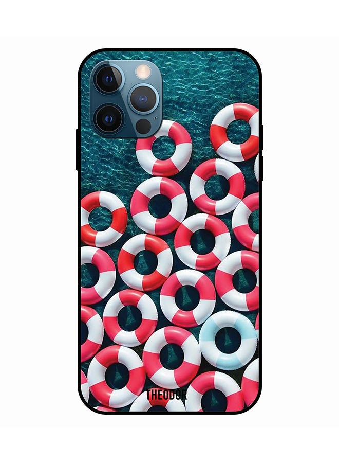 غطاء حماية واقٍ لهاتف أبل آيفون 12 برو أخضر/ أبيض/ أحمر