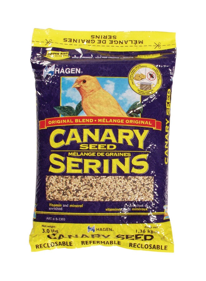 Canary Seed Vitamin And Mineral Enriched Seeds Multicolour 1.36kg