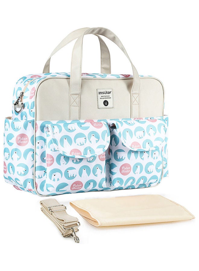 Polar Bear Printed Baby Diaper Handbag - v1623664296/N48146521A_6