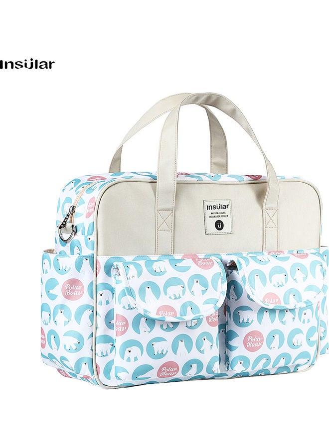 Polar Bear Printed Baby Diaper Handbag - v1623664297/N48146521A_5