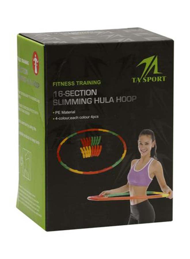 TA SPORTS Fitness Training 16 Section Slimming Hula Hoop 75cm  - Image 3