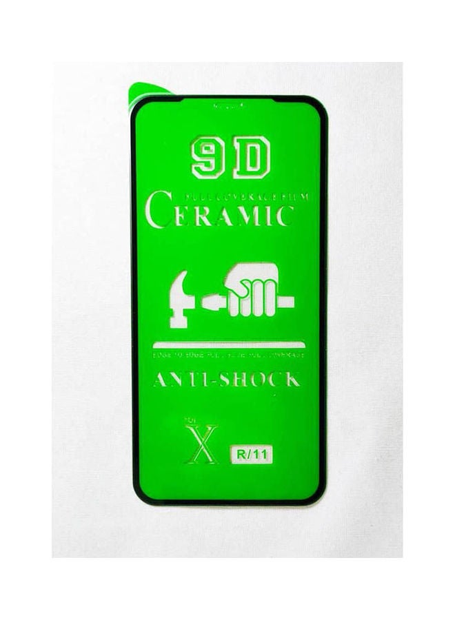 9D Ceramic Matte Screen Protector For Apple Iphone Xr / Iphone 11 Black-Clear