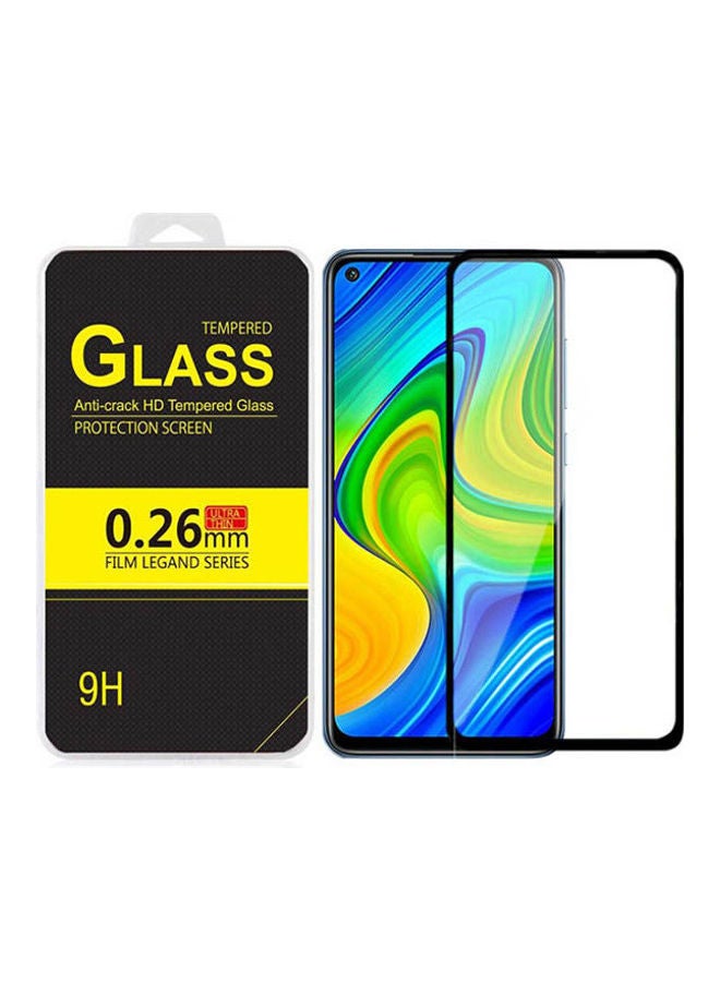 9H Xiaomi Redmi Note 9 5D Full Screen Protector  Frame Black-Clear