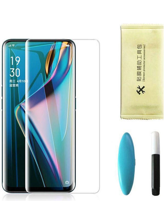 Generic - For Oppo Reno 5 Pro Nano- Uv Lightcurved Glass Screen Protector- Full Glue Clear - Image 1