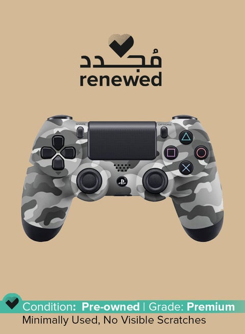 مُجدد - ذراع تحكم لاسلكية دوال شوك 4 لجهاز ألعاب بلايستيشن 4 (PS4)