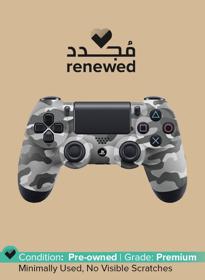 مُجدد - ذراع تحكم لاسلكية دوال شوك 4 لجهاز ألعاب بلايستيشن 4 (PS4)