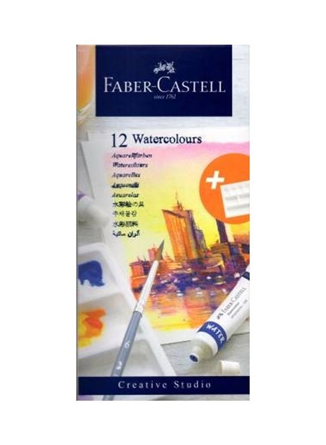 FABER-CASTELL 12-Piece Watercolours Tube Multicolour - Image 2