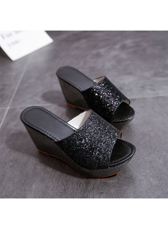 Wedge Sandals Black  - Image 2