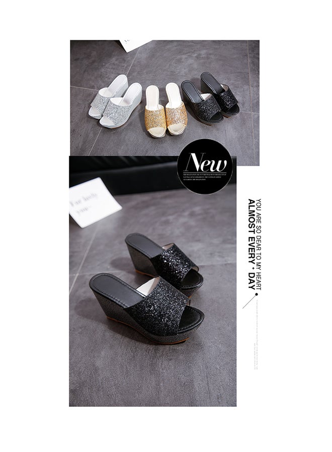 Wedge Sandals Black  - Image 3