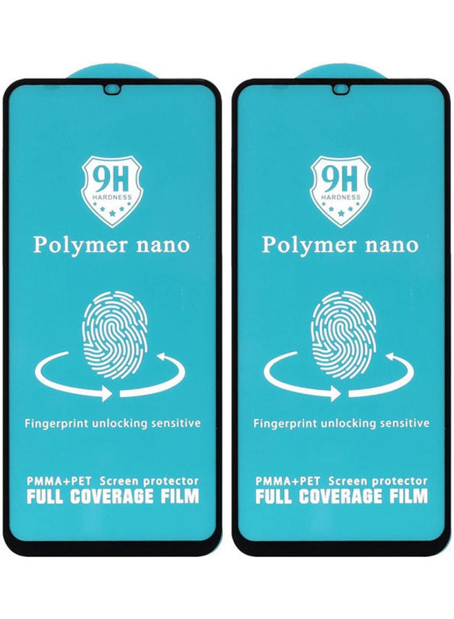 Dragon Polymer Nano Screen Protector For Huawei Nova 3I Mobile Phone Set Of 2 Black-Clear 