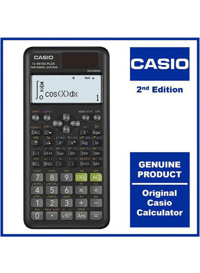 FX-991ES Plus Scientific Calculator Original with the Agent’s Guarantee Black