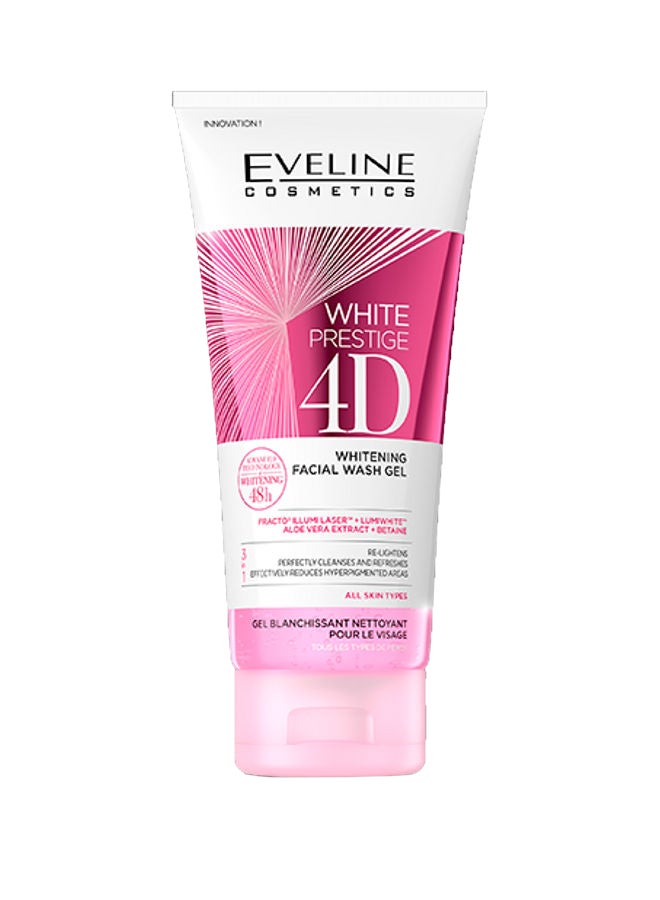 Eveline White Prestige 4D WhitenIng Facial Wash Gel 100ml 
