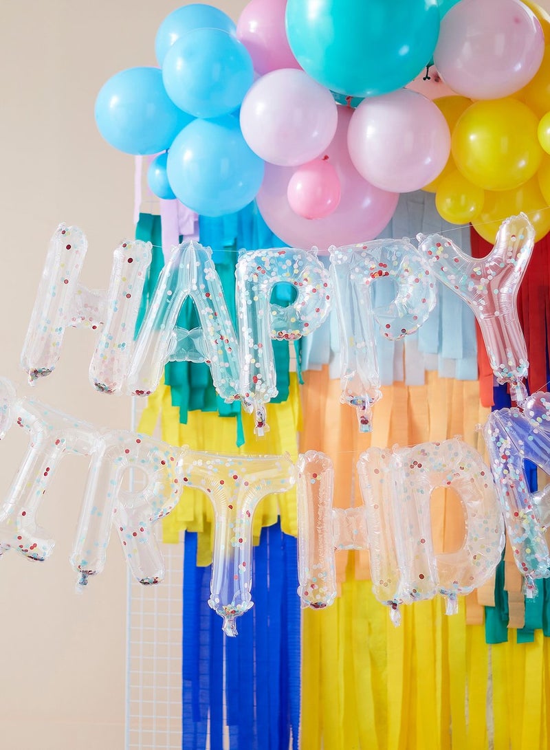 Ginger Ray Happy Birthday Confetti Balloon - Image 2