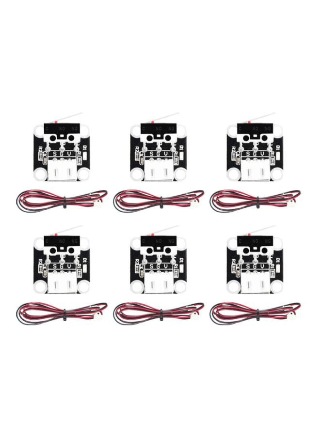 أيبيسي مفتاح عزل الدائرة الكهربائية من 3 أسنان مع كابل للطابعة ثلاثية الأبعاد من 6 قطع أسود / أبيض / أحمر - Image 2