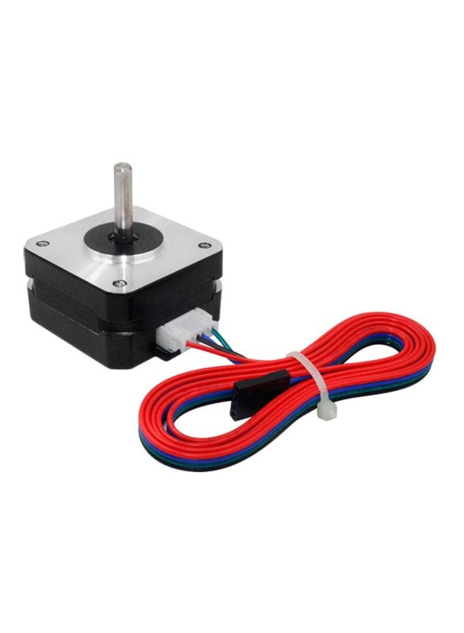 Aibecy Stepper Motor for 3D Printer with Cable Black/Silver/Red - Image 1