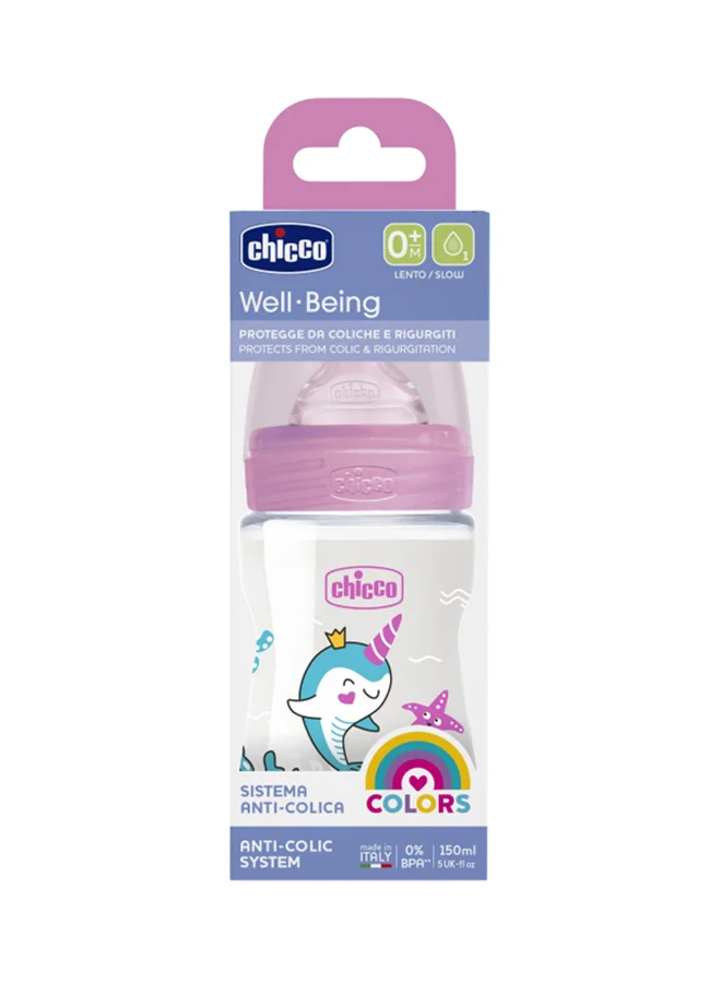 Chicco Well Being Silicone Feeding Bottle150 Ml
