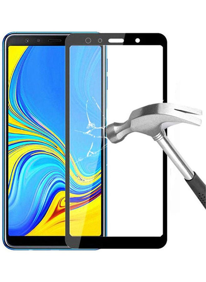 9 إتش لاصقة حماية للشاشة 5D لهاتف سامسونج جالاكسي A9 2018 شفاف