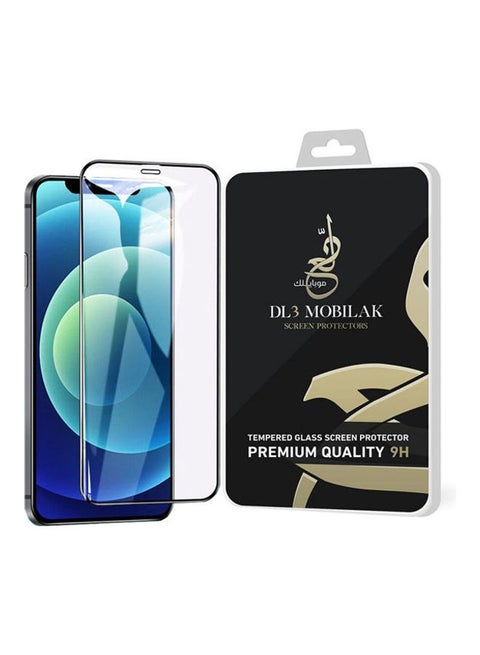 For Iphone 12 Pro Max  6D Screen Protector Full Coverage Big Round 2.5D By Dl3 Mobilak Clear