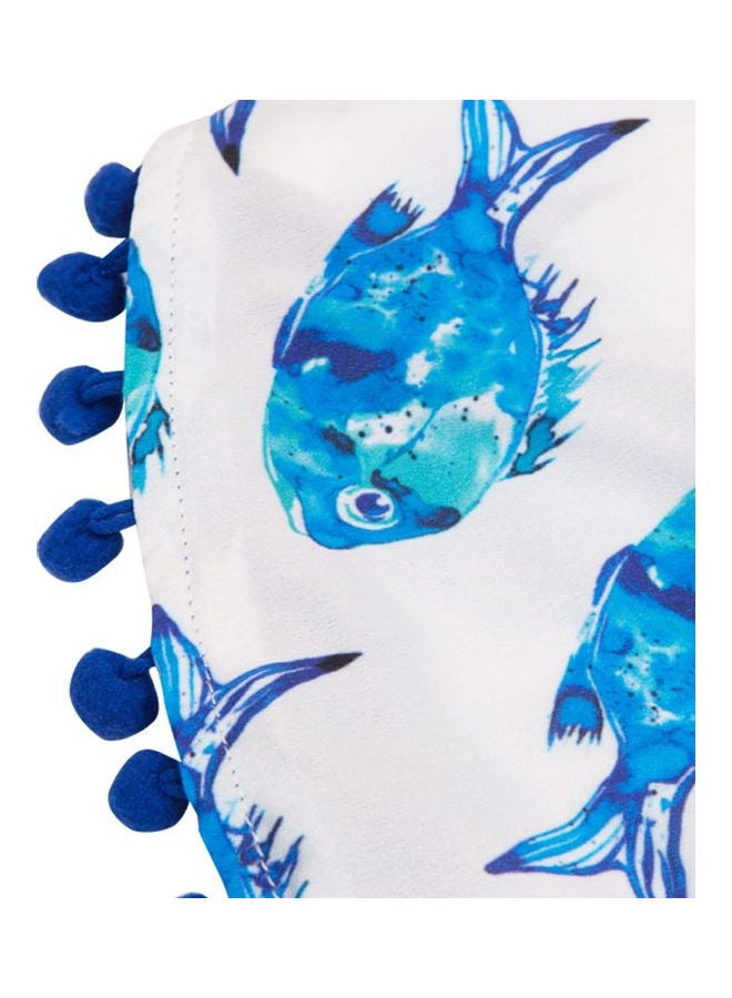 Biggdesign Printed Casual Shorts Blue/White - Image 3