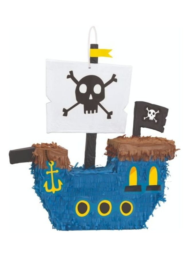 Unique Pirate Ship 3D Pinata 17.5x26cm