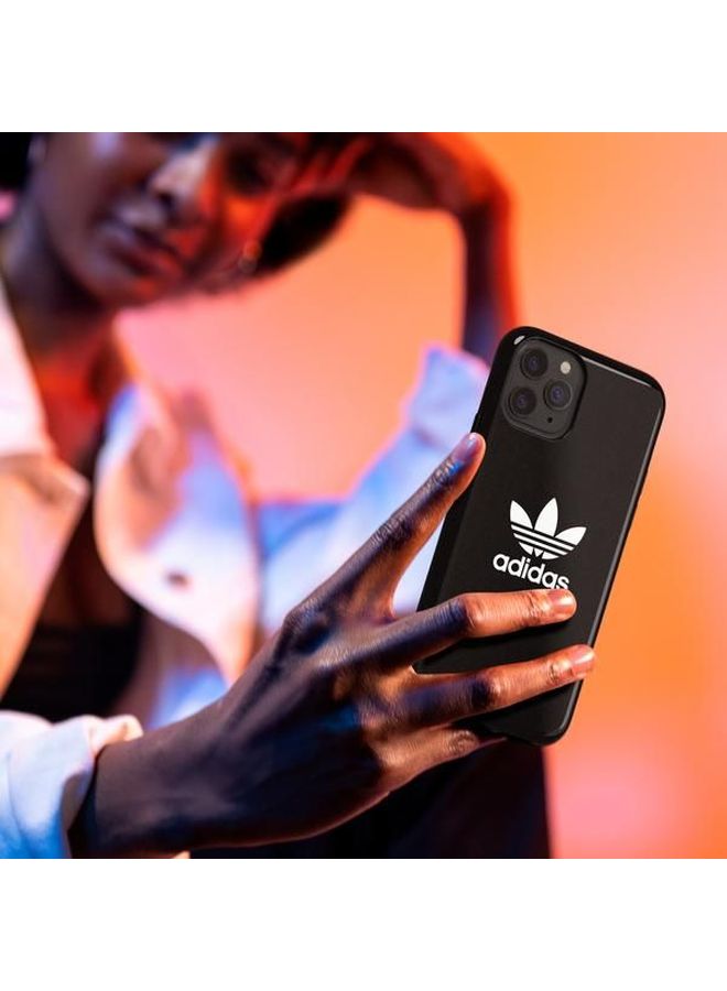Adidas New iPhone 2020 5.4 inch Trefoil Snap Case Black/White - Image 4