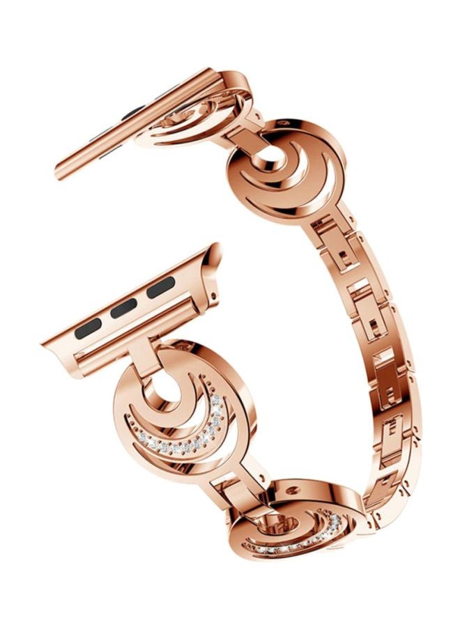 Voberry Replacement Band For Apple Watch Series 4 44mm Rose Gold - Image 1