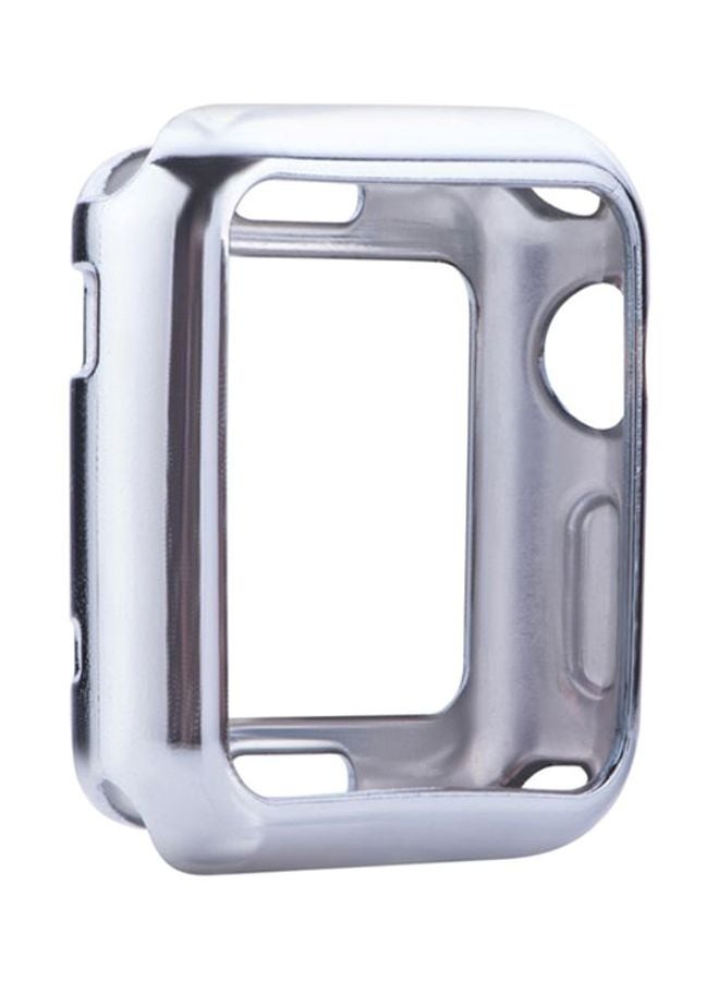 Voberry Ultra-Slim Protective Case Cover For Apple Watch Series 1/2/3 42mm Silver - Image 2