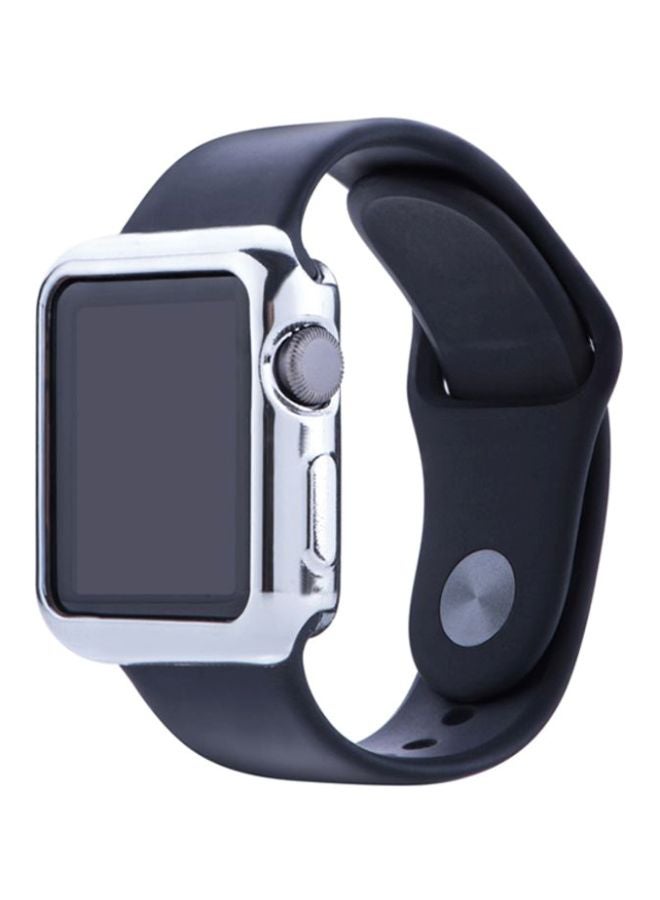 Voberry Ultra-Slim Protective Case Cover For Apple Watch Series 1/2/3 42mm Silver - Image 4