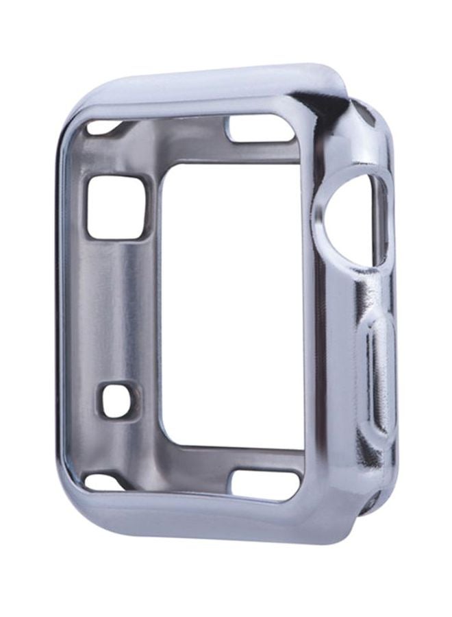 Voberry Ultra-Slim Protective Case Cover For Apple Watch Series 1/2/3 42mm Silver - Image 3