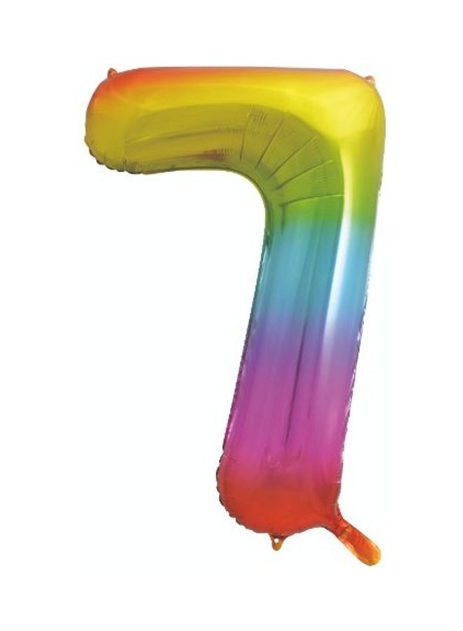 Unique Number 7 Foil Balloon 