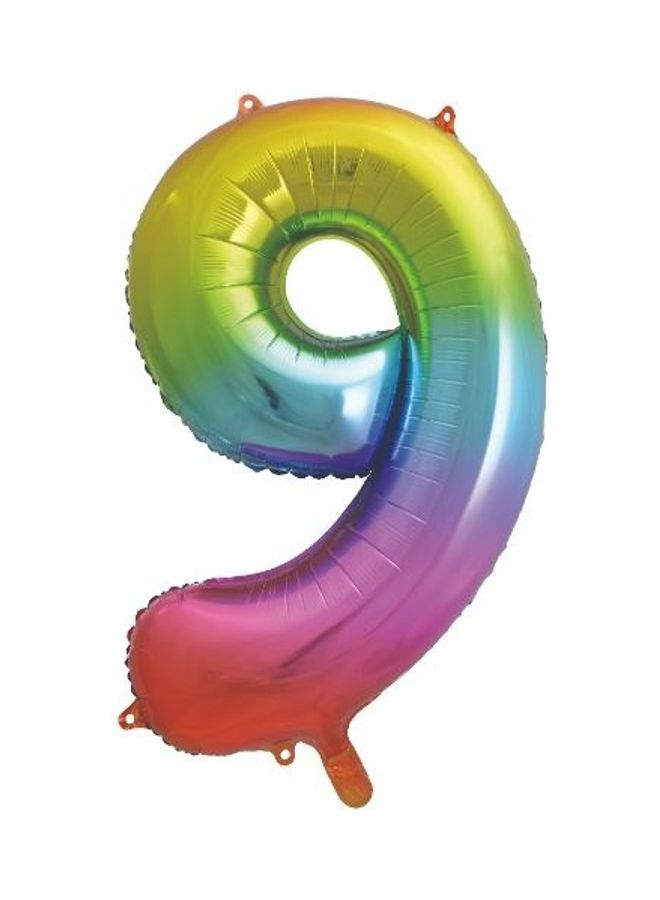 Unique Number 9 Foil Balloon