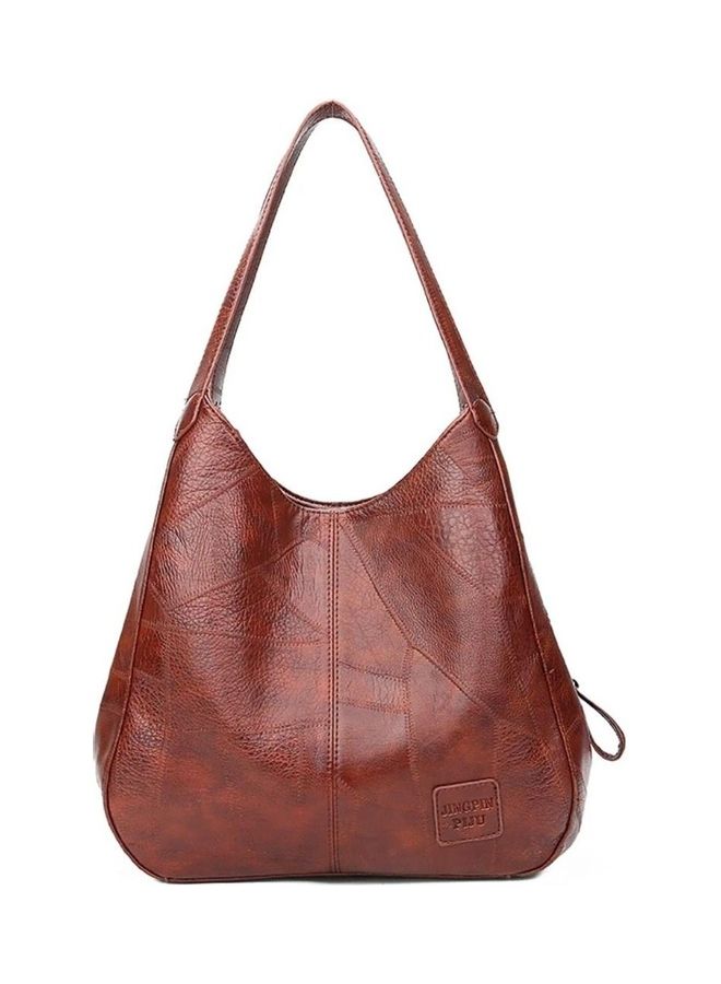 Hollow Double Frilled Hobo Black  - Image 1