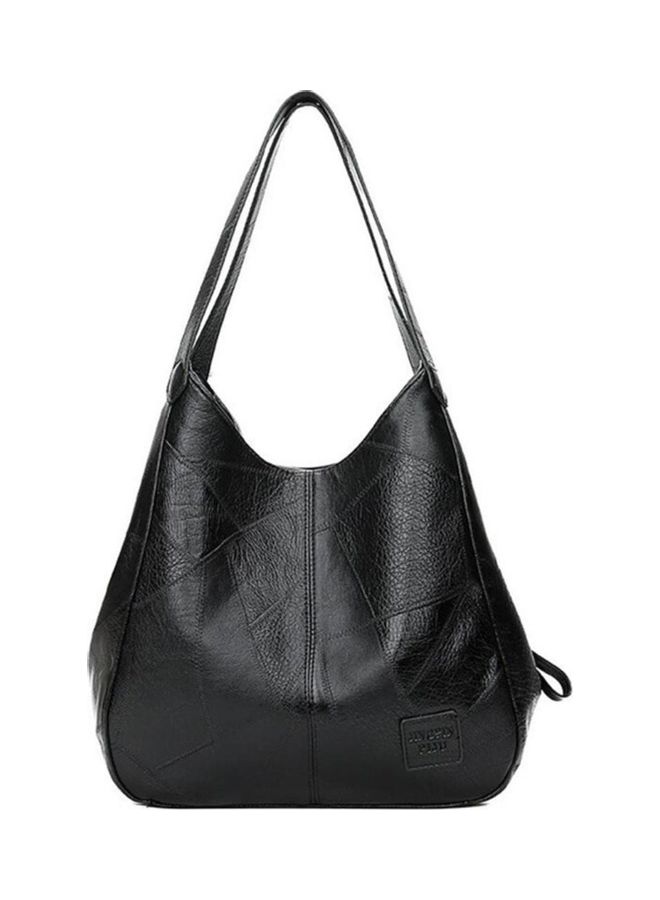 Hollow Double Frilled Hobo Black  - Image 1