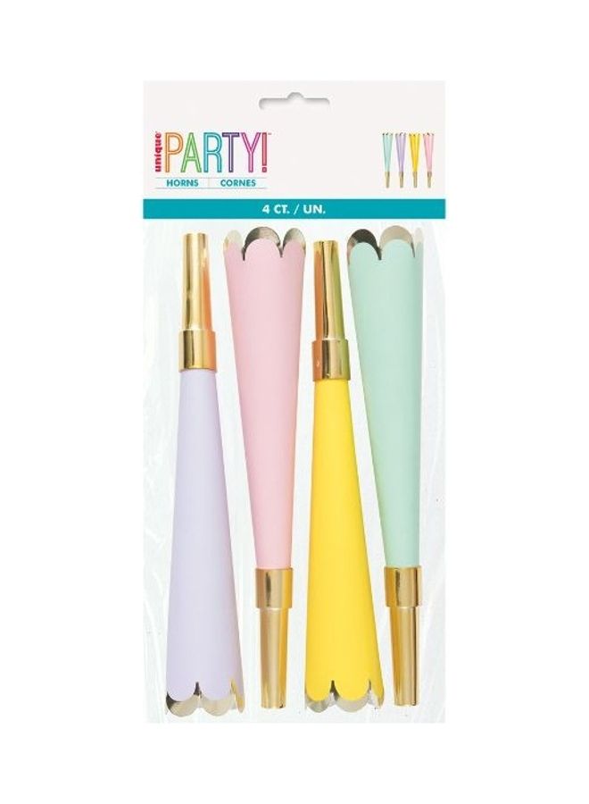Unique 4-Piece Party Horns